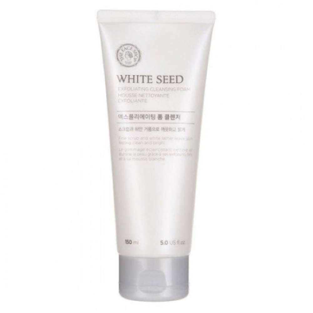 🌸[FACE SHOP] White Seed Exfoliating Foam Cleanser